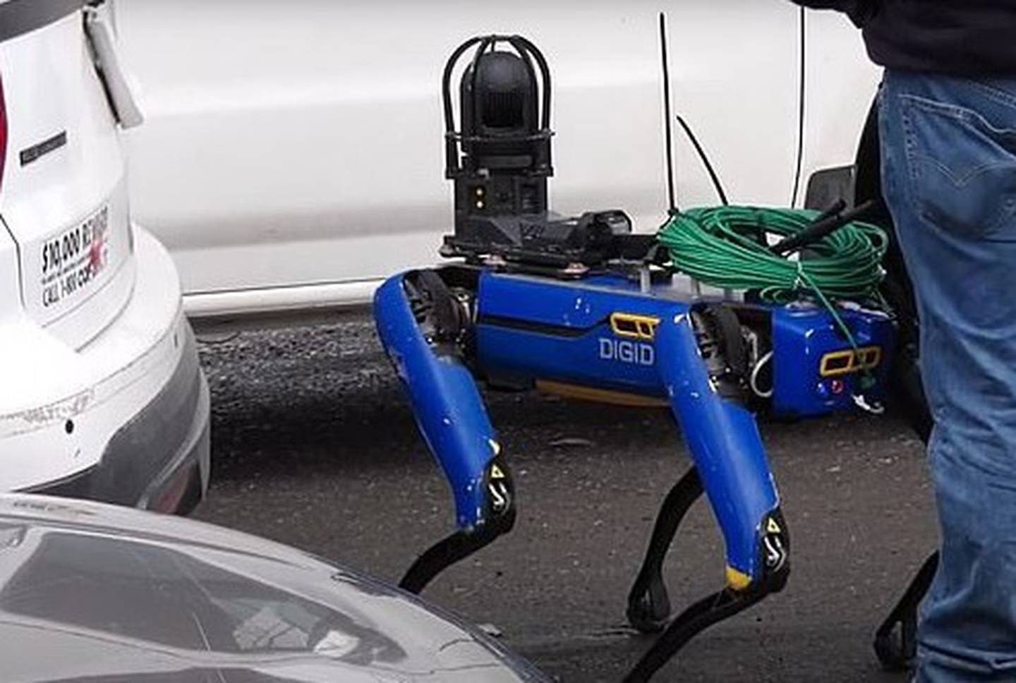 Spot, el perro robot de Boston Dynamics, apodado Digidog por el NYPD