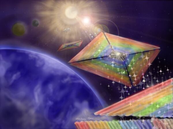 NASA estudia el uso de velas solares para impulsar naves en el espacio