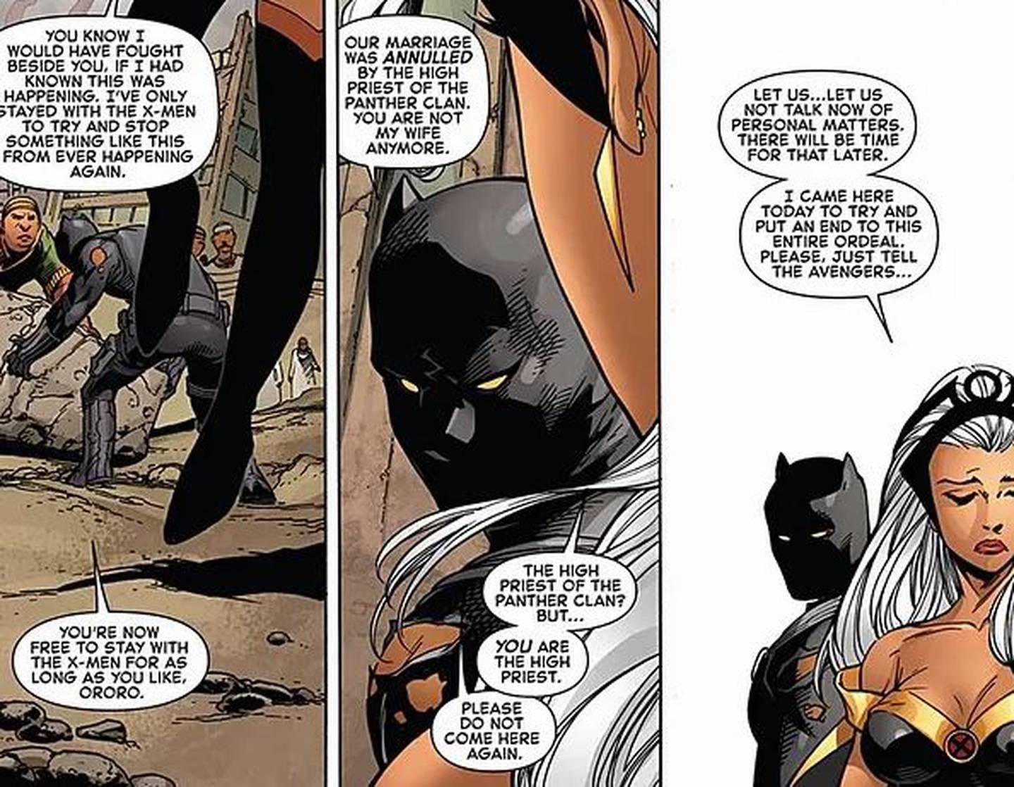 Como mutante, Storm estuvo en la mira de Black Panther tras la destrucción de Wakanda.