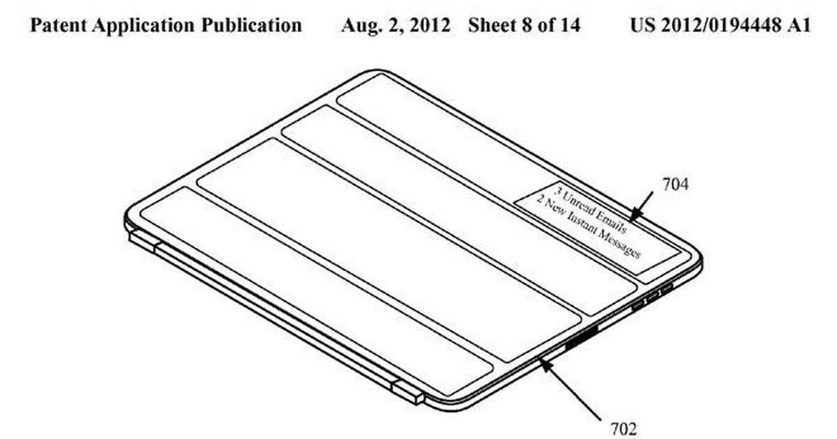 Apple patenta una cubierta flexible e inteligente para iPad