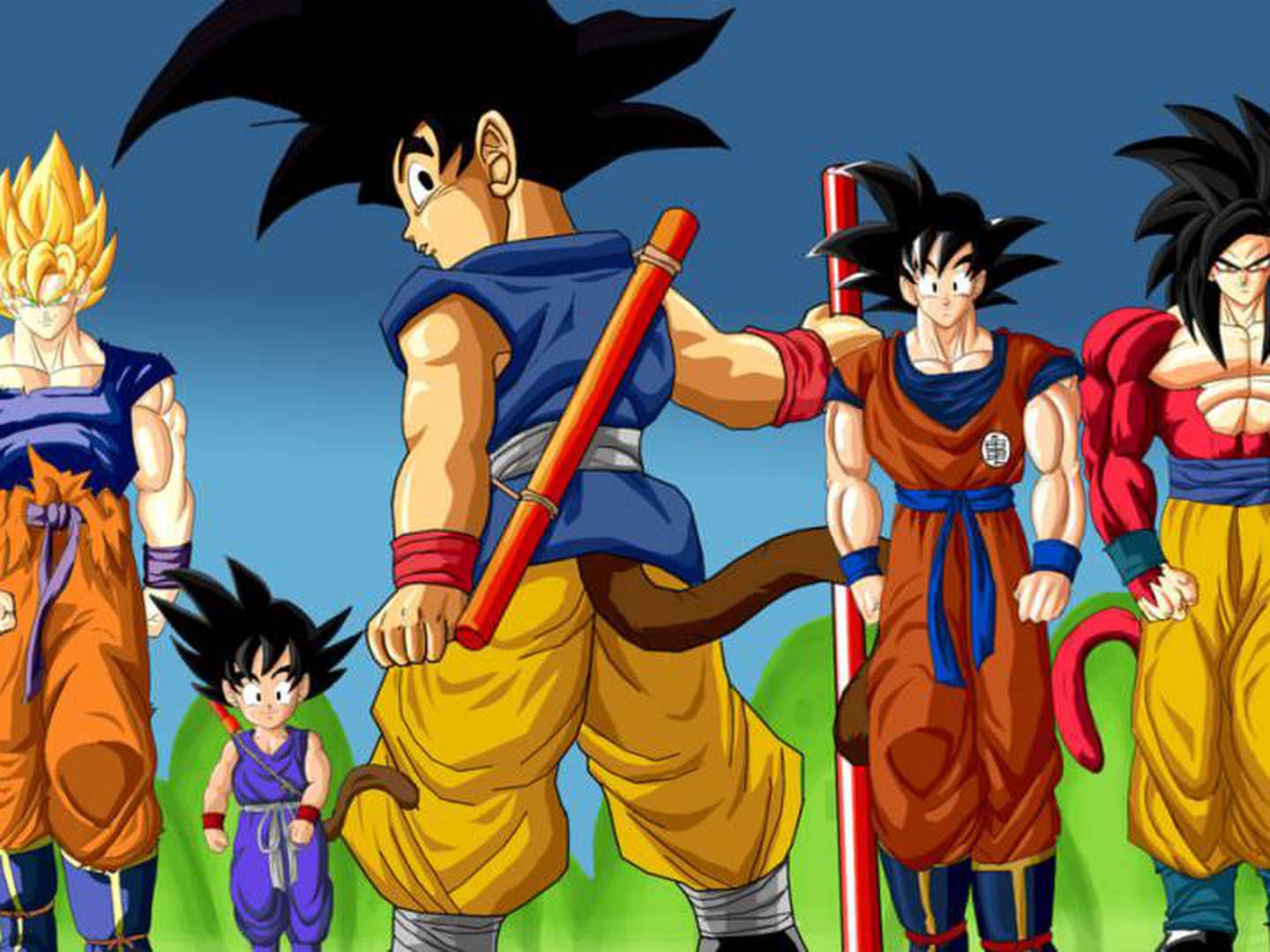Dragon Ball: Todas las etapas y transformaciones que atravesó Goku  combinadas en una fenomenal ilustración – FayerWayer