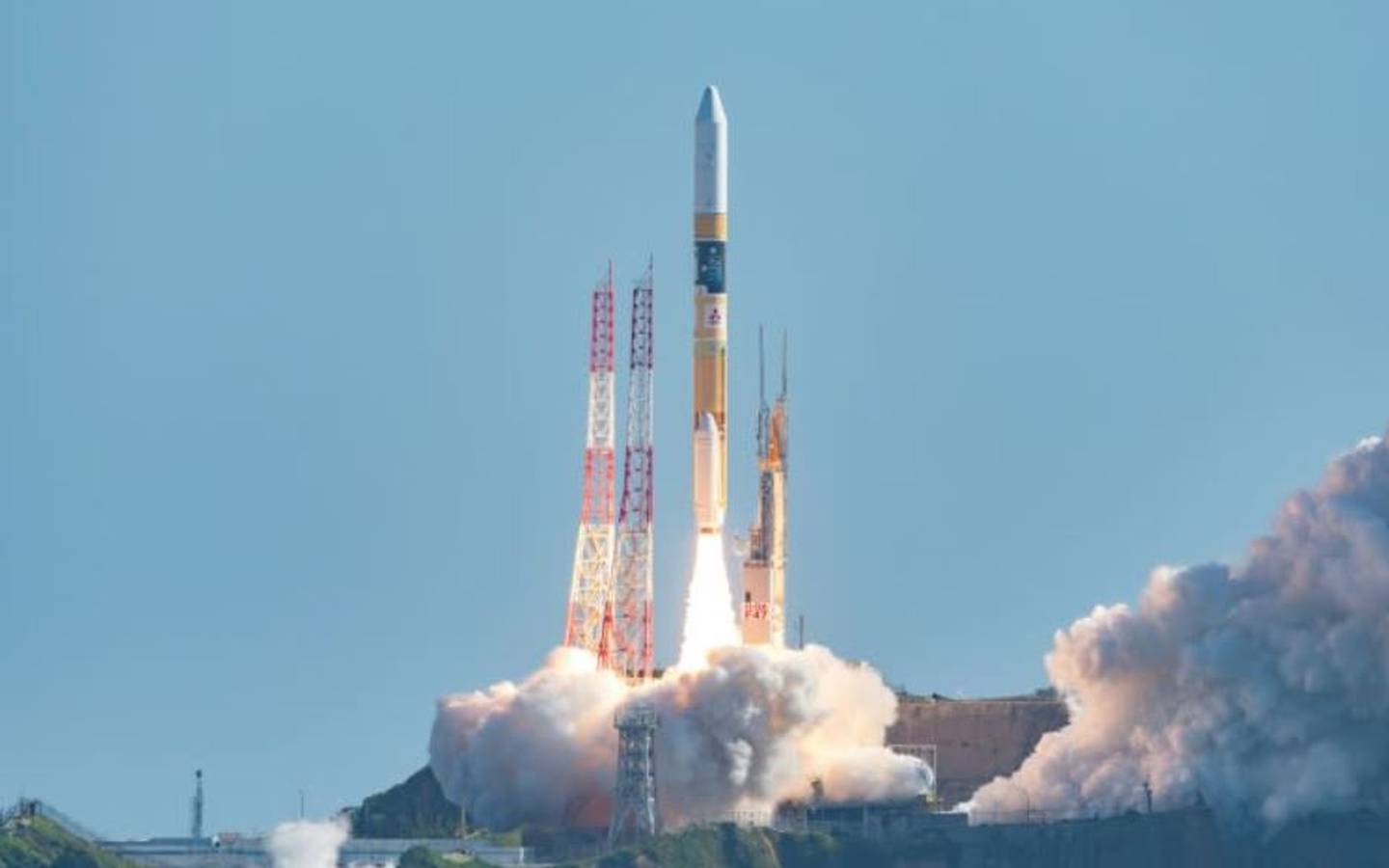 El cohete H-IIA de la Agencia de Exploración Aeroespacial Japonesa (JAXA) despega desde la isla de Tanegashima el 7 de septiembre de 2023.| Foto: Handout.