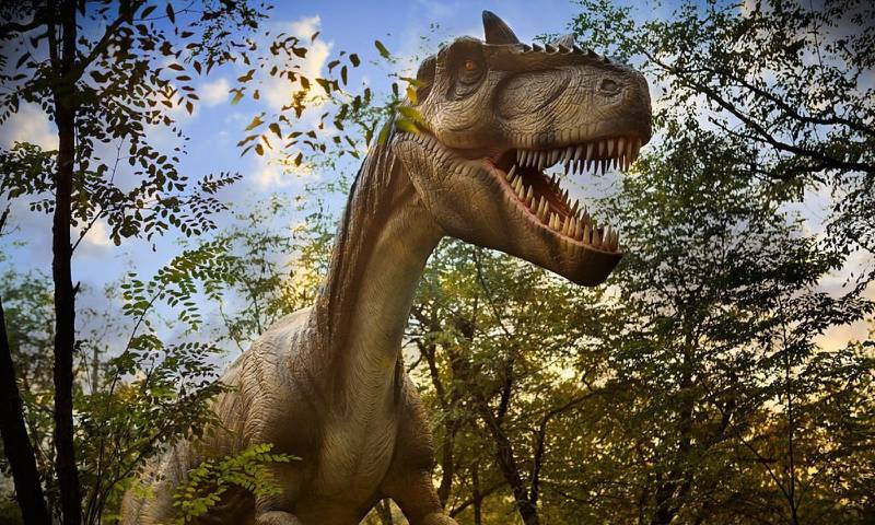 Imagen referencial de un dinosaurio