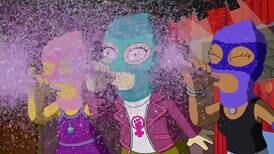 Los Simpsons también predijeron las protestas feministas con brillantina en México