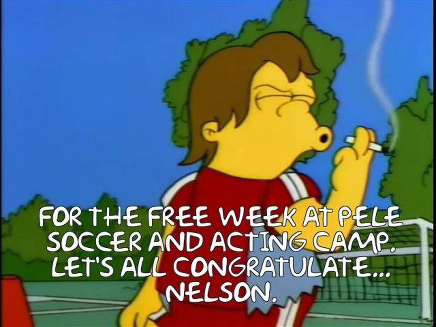 Nelson en Los Simpson