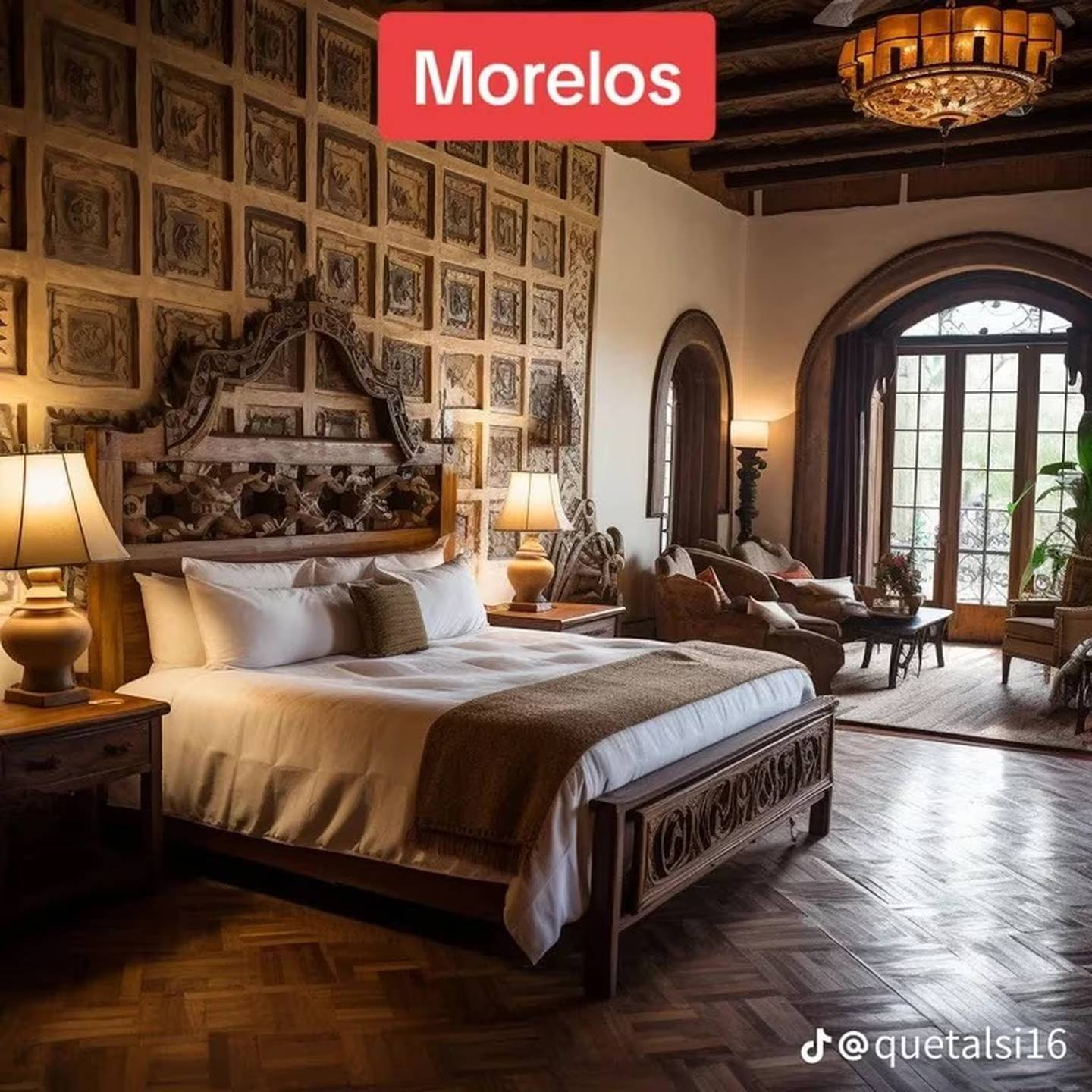IA estados de México como habitaciones de hotel