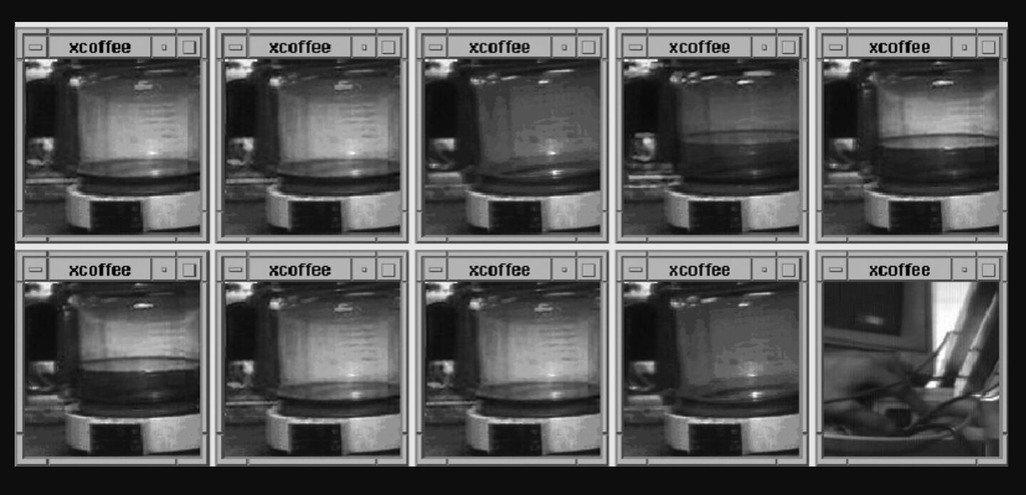 Cafeteira registrada pela primeira webcam da história