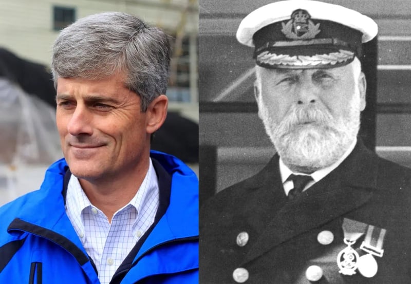Capitán del Titanic y CEO del sumergible de OceanGate: coincidencias en las tragedias