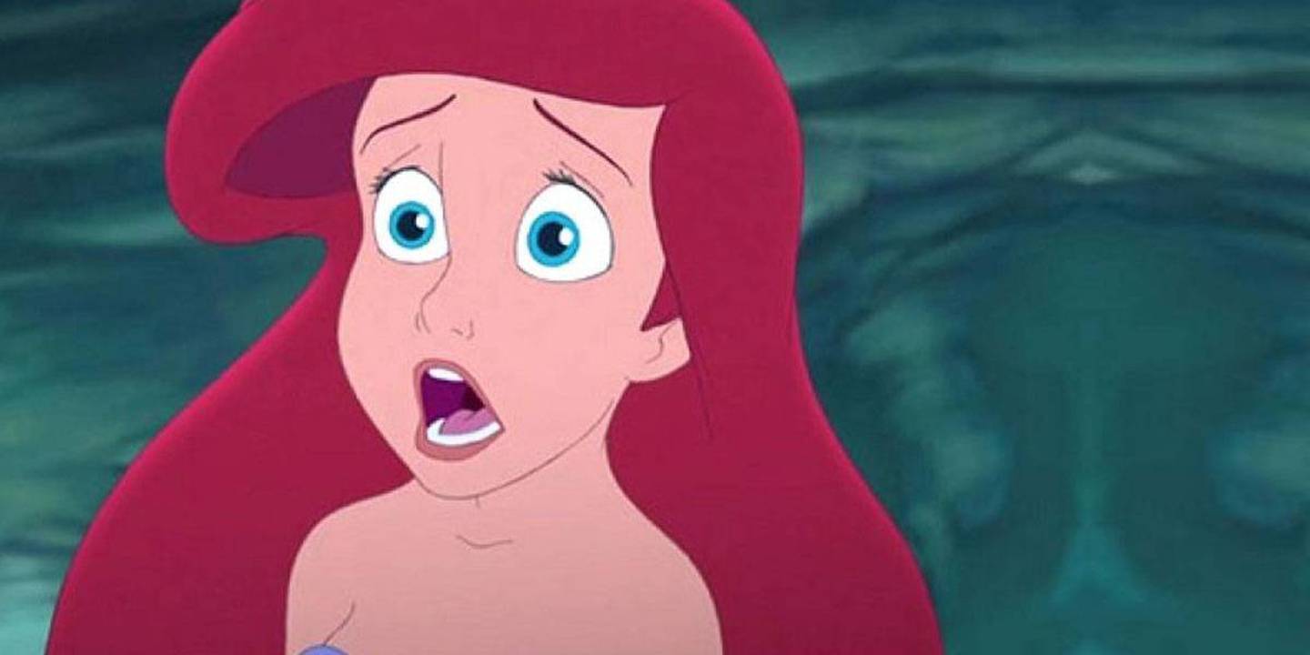 Персонаж удивлен. Русалочка / the little Mermaid (2023). Русалочка плачет. Принцесса в шоке.