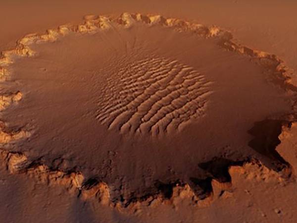 Una investigación sugiere que no hay agua subterránea en Marte