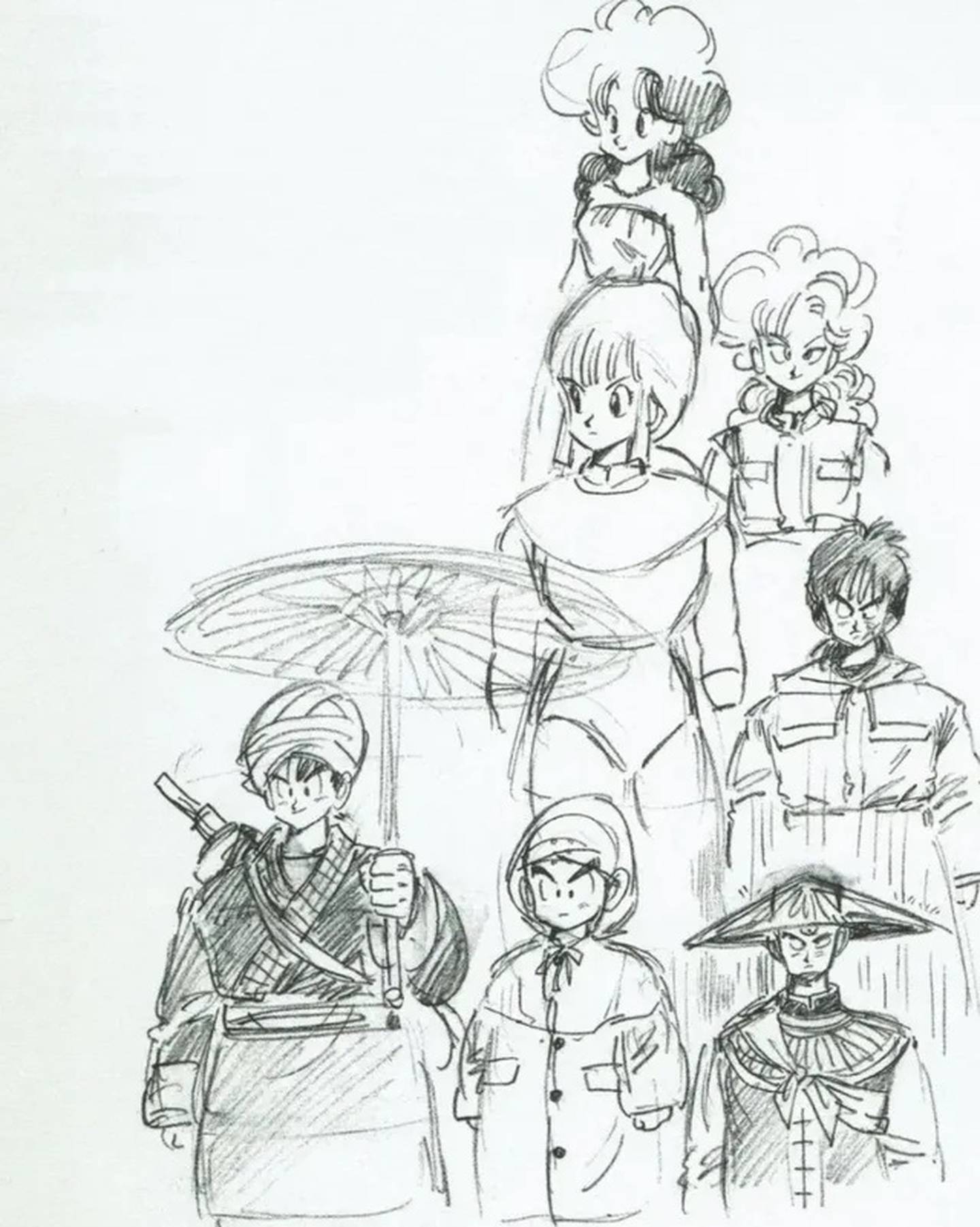 Akira Toriyama Dragon Ball Sketches