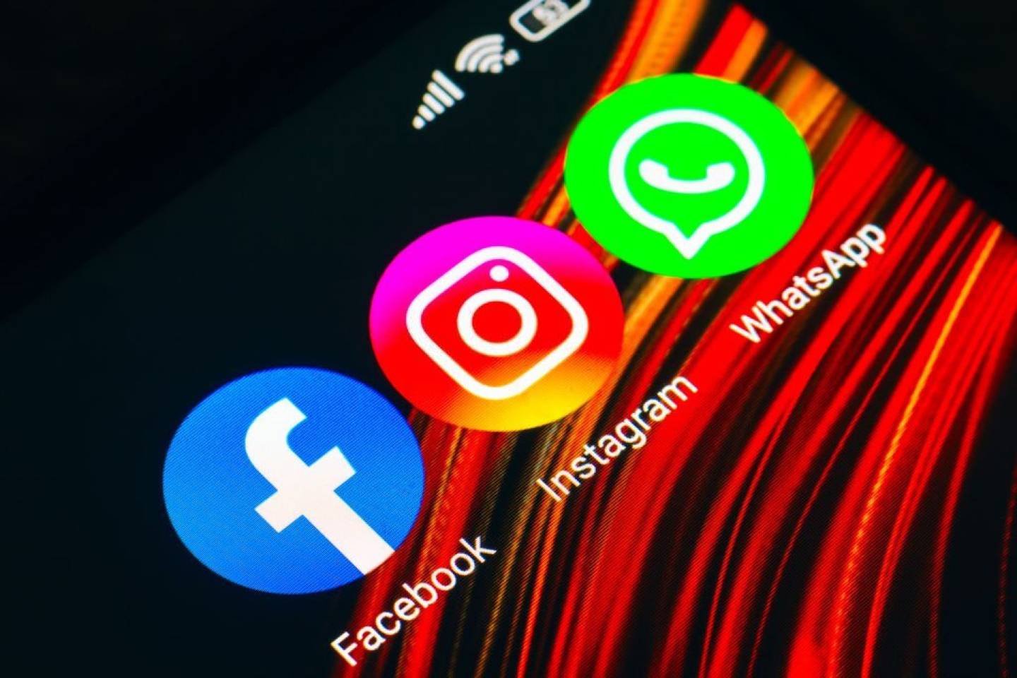 Facebook, Instagram e WhatsApp são as principais redes Meta.