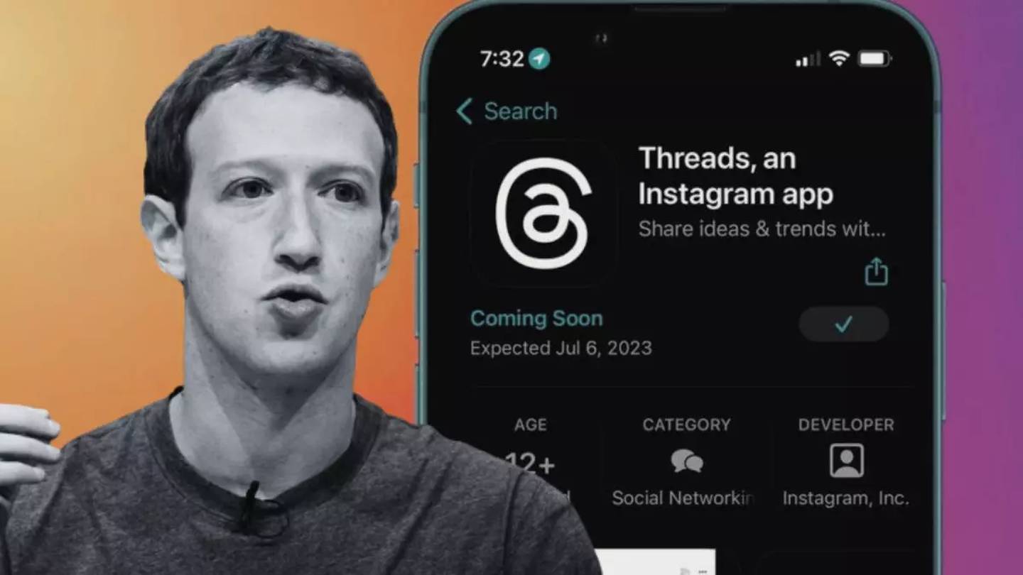Mark Zuckerberg usa su cuenta oficial de Threads, el clon de Twitter en Instagram para anunciar el ritmo de crecimiento de la app.