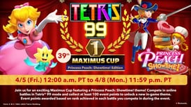Nintendo dispara justo en la nostalgia con su Tetris 99 Maximus Cup de Princess Peach: Showtime!