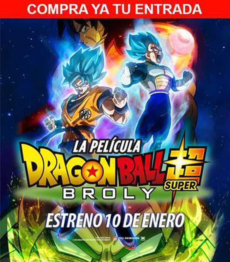 Dragon Ball Super Broly: Anuncian preventa de entradas para estreno en Chile