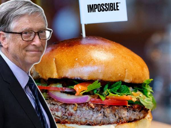 Bill Gates invierte en empresas que fabrican carne vegetal para seguir comiendo hamburguesas sin provocar daño ambiental