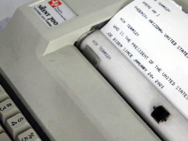 Silent 700, el Siri de los años 70: una máquina de escribir de preguntas y respuestas