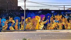 Los Caballeros del Zodiaco: así es el mural más grande de Sudamérica, ubicado en Perú