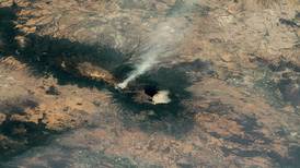 NASA toma fotos del volcán Popocatépetl activo en México desde el espacio