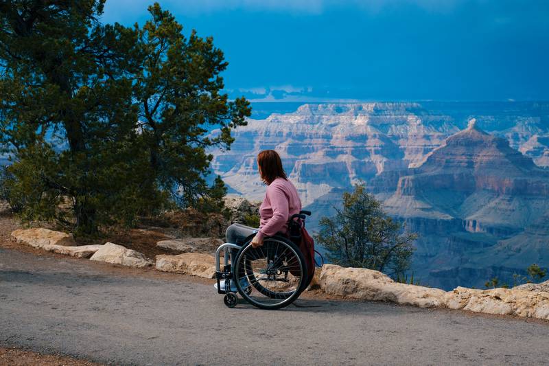 Paciente en silla de ruedas