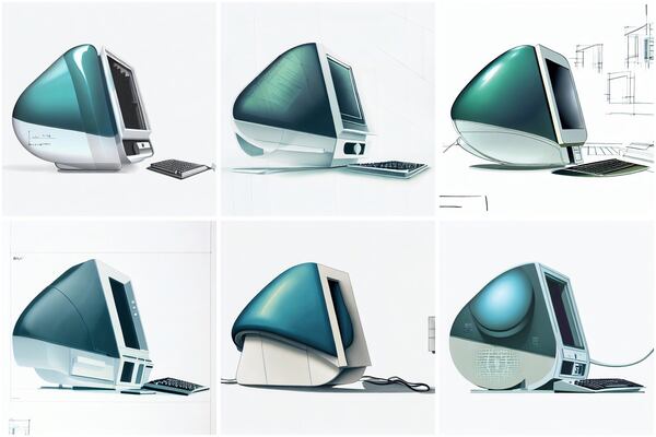 Apple es reimaginada por Inteligencia Artificial: así lucirían la iMac y la primera Macintosh