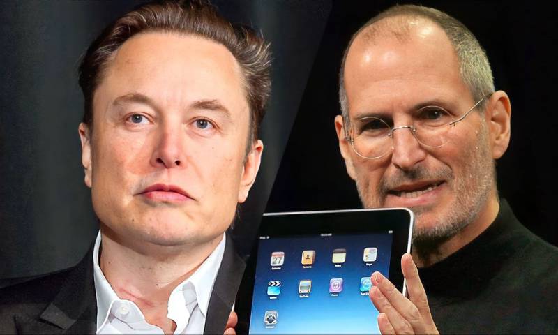 Elon Musk y Steve Jobs