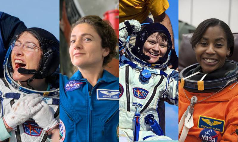 Astronautas candidatas para llegar a la Luna