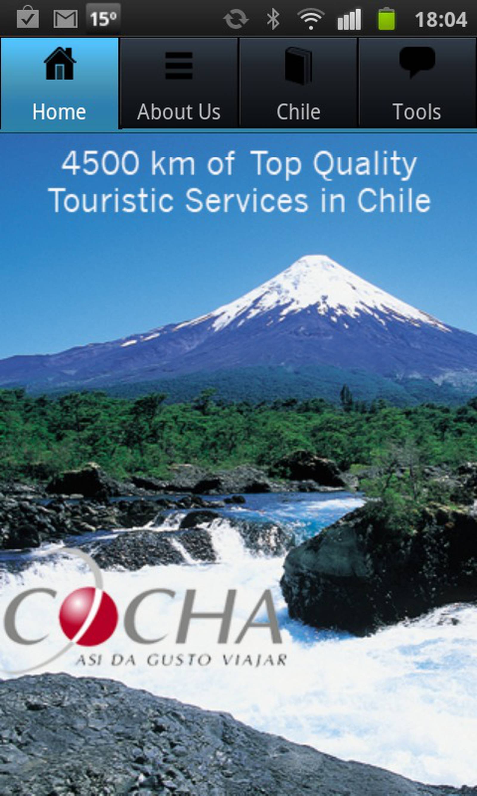 cocha travel agency chile