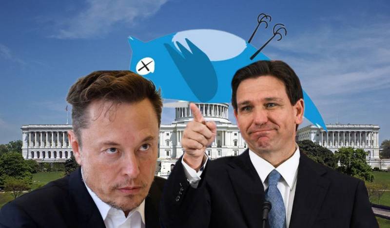 Elon Musk, Ron DeSantis y el fiasco de Twitter Composición Alberto Sandoval