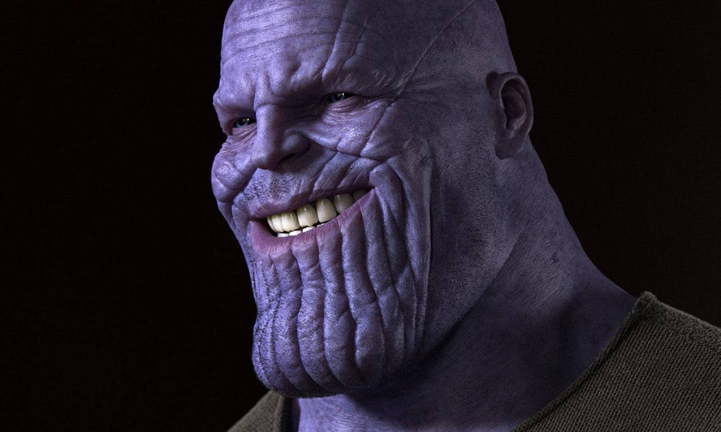 Thanos sonriendo - Screen Rant