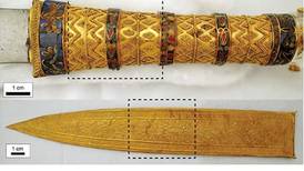 La daga ‘espacial’ de Tuntankamón fue forjada fuera de Egipto