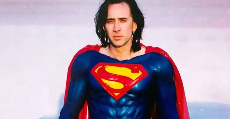 Nicolas Cage como Superman (Foto: Captura de pantalla)