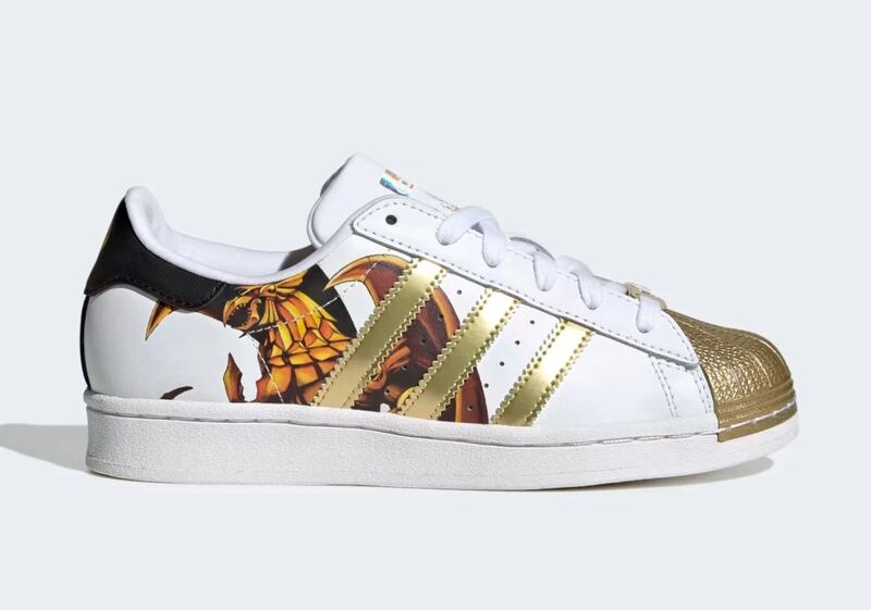 Yu-Gi-Oh! x Adidas Superstar Winged Dragon of Ra