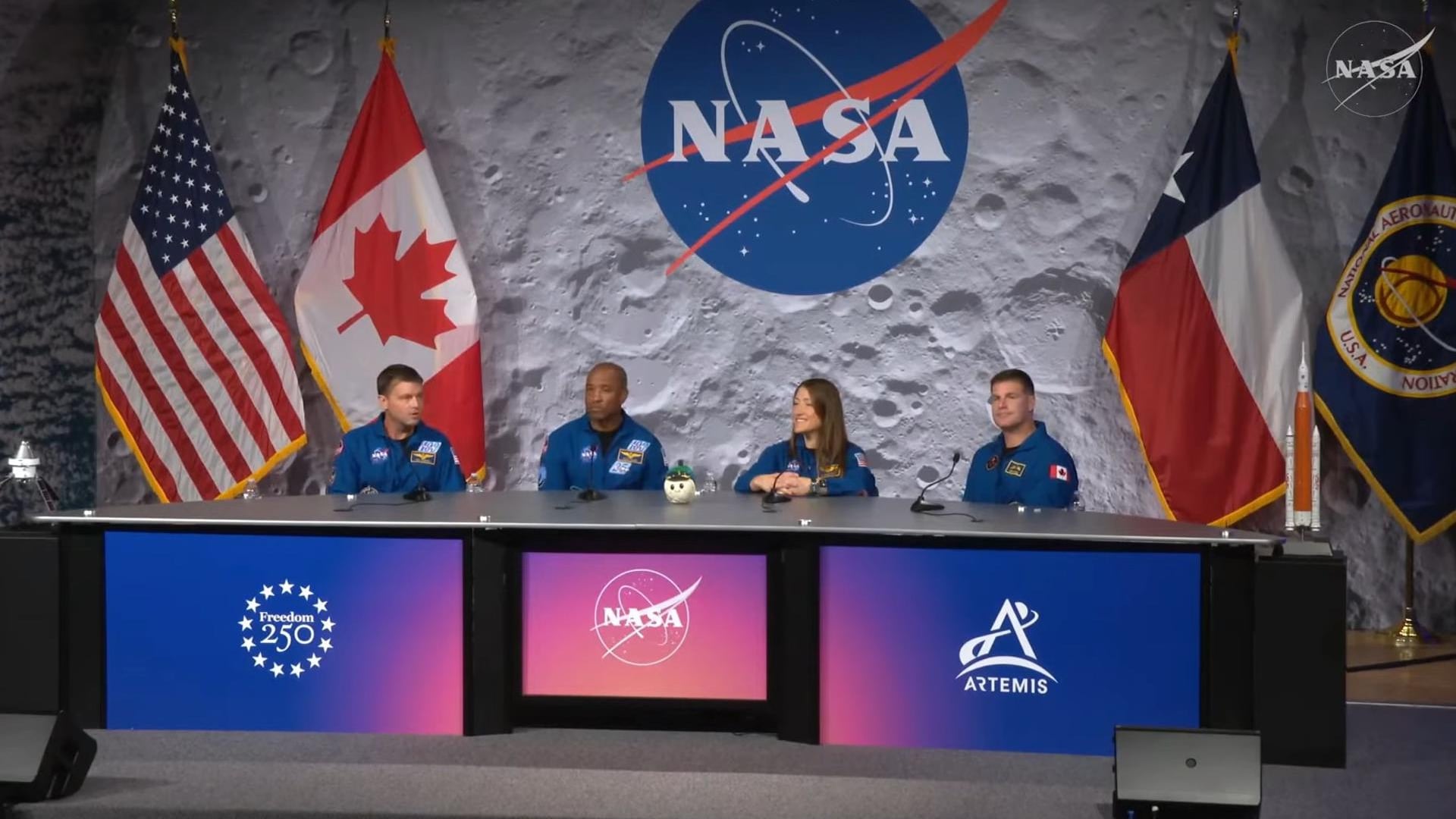 Astronautas de Artemis II: "Queríamos salir e intentar hacer algo que uniera al mundo"