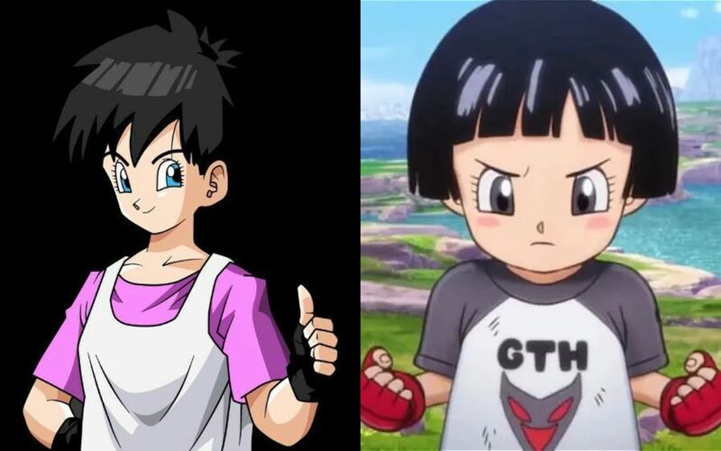 Videl y Pan Dragon Ball