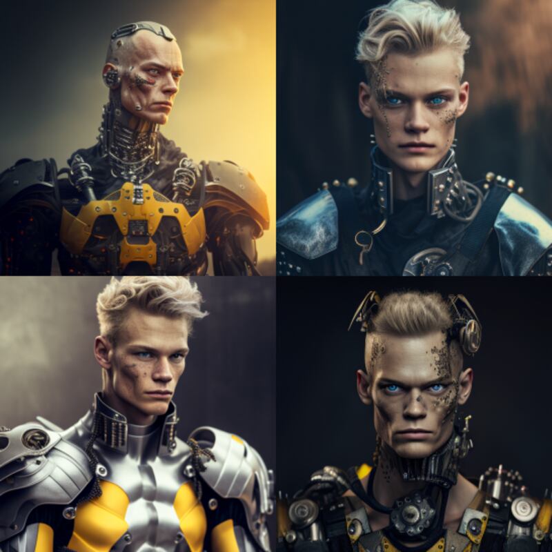 Futbolistas como villanos gracias a la Inteligencia Artificial Midjourney