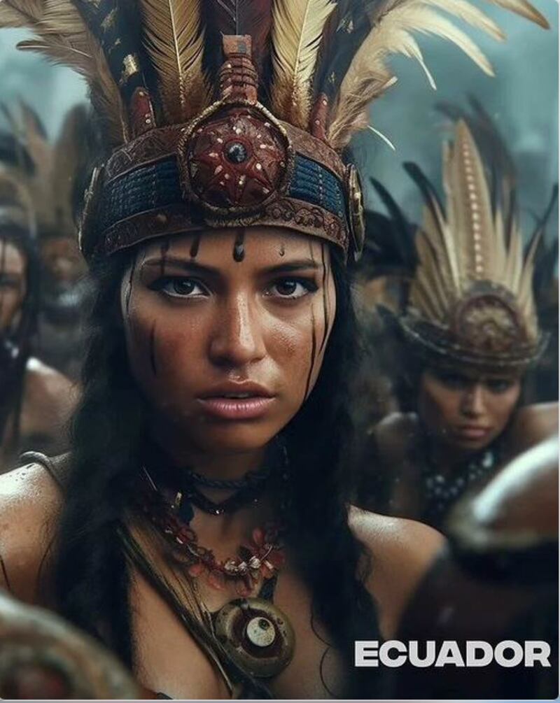 Inteligencia Artificial creó a guerreras de diferentes países con resultados fantásticos