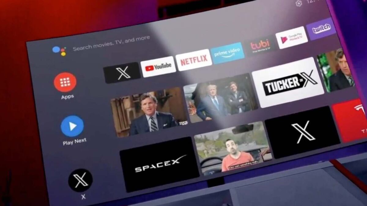 Elon Musk lanza X TV, la aplicación de video para Smart TV de X