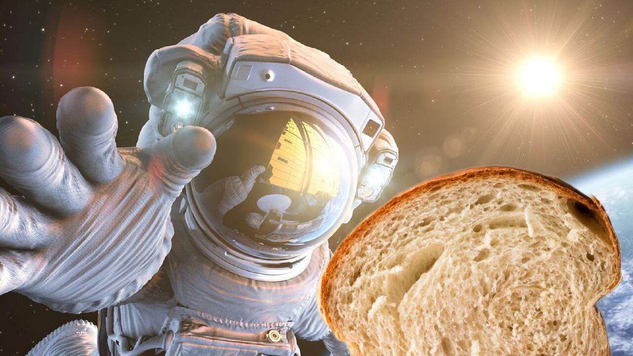 Los astronautas tienen prohibido comer pan en el espacio