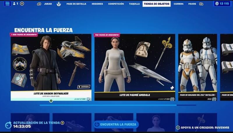 Star Wars x Fortnite