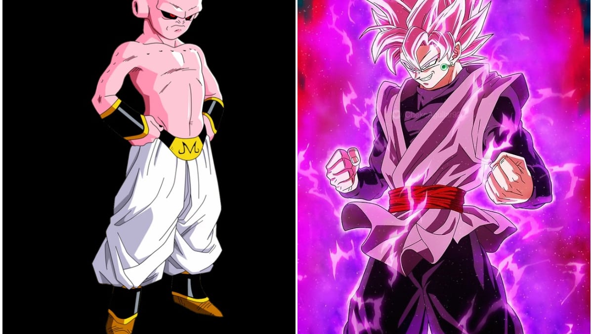 Majin Buu y Goku Black
