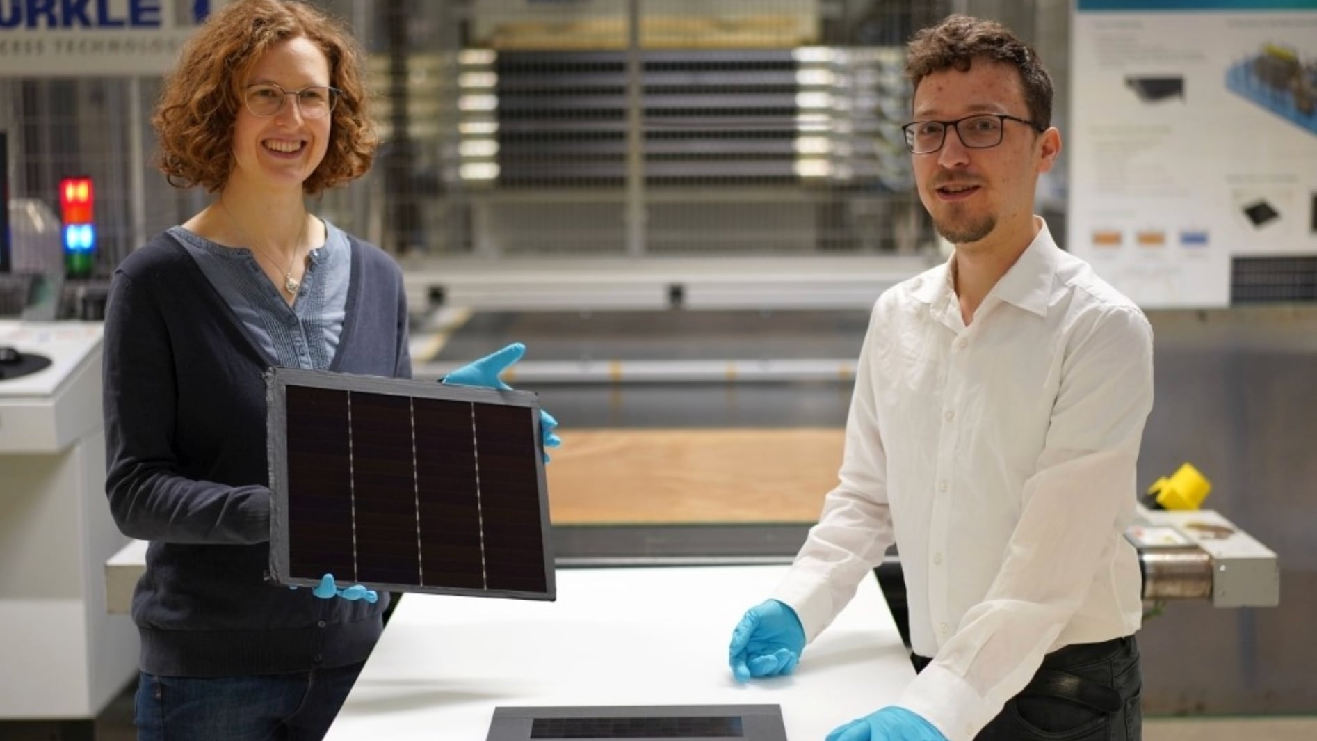 Panel solar / Fraunhofer ISE / photo: Jacob Forster