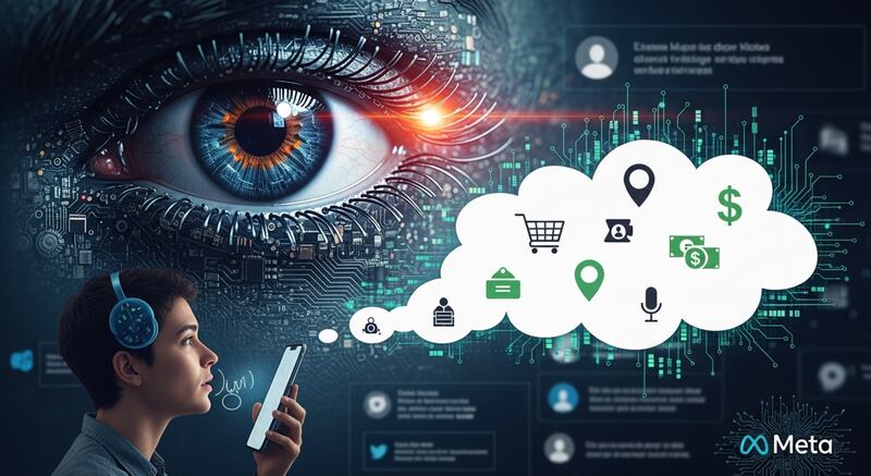 Conversaciones con Meta ahora alimentarán publicidad dirigida - Generado con Whisk/FW