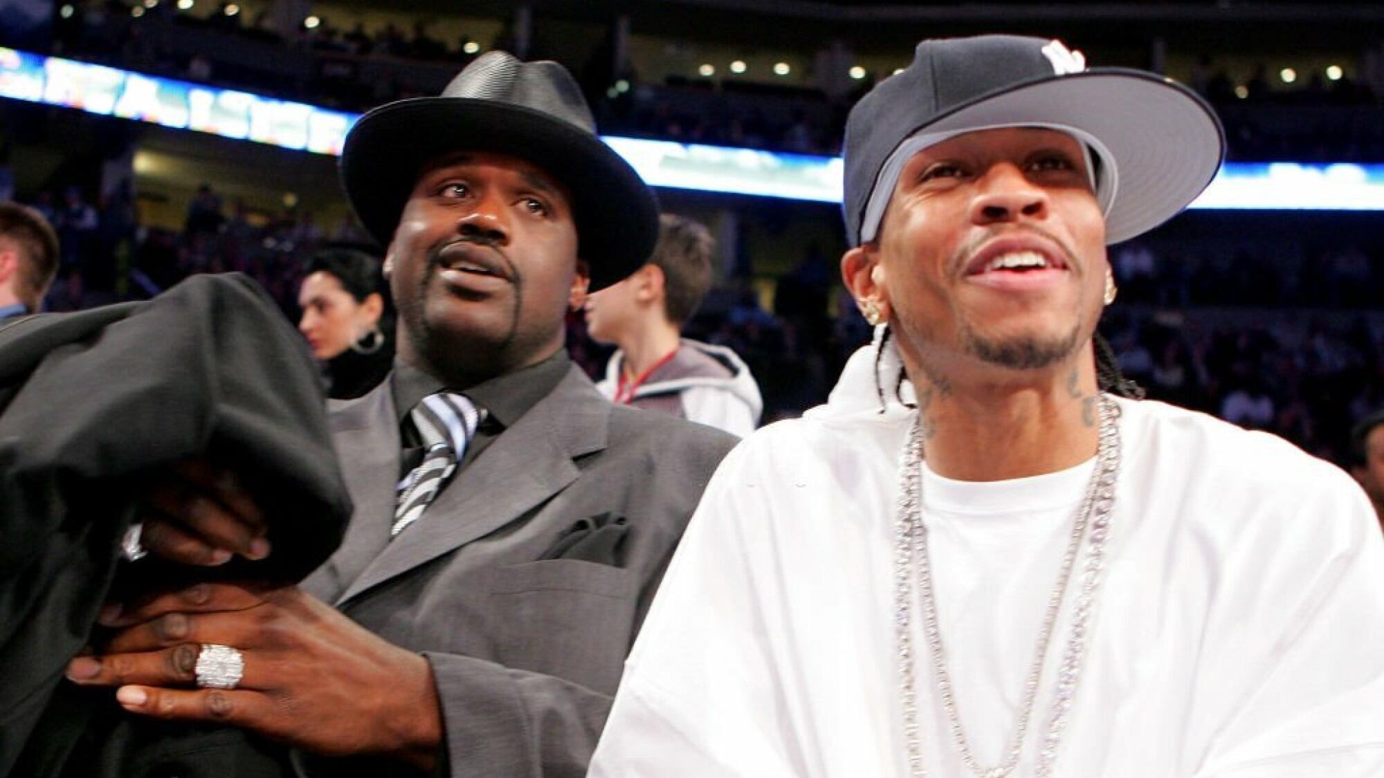 Shaquille O'Neal y Allen Iverson