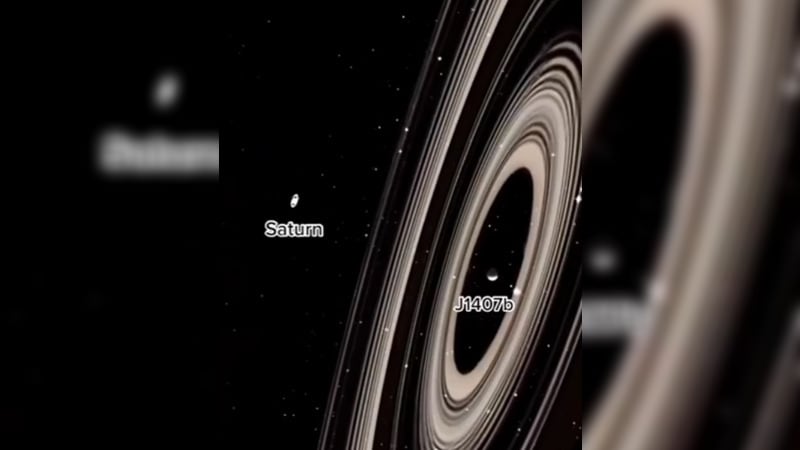Saturno y J1407b @astrorural