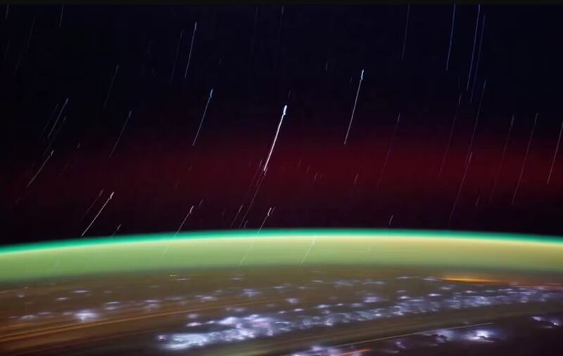 Brillo aire atmosférico