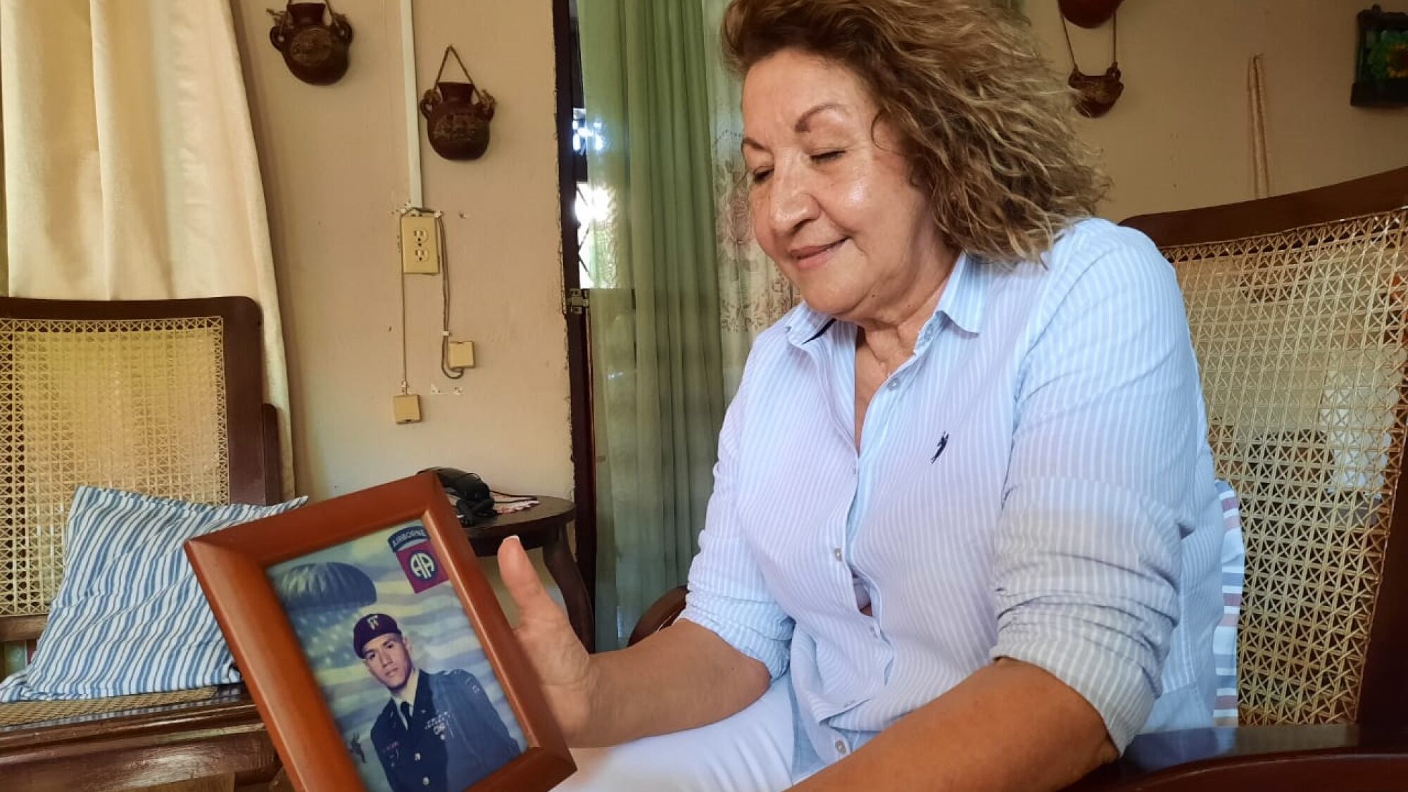 Myrna Argueta, madre de Frank Rubio