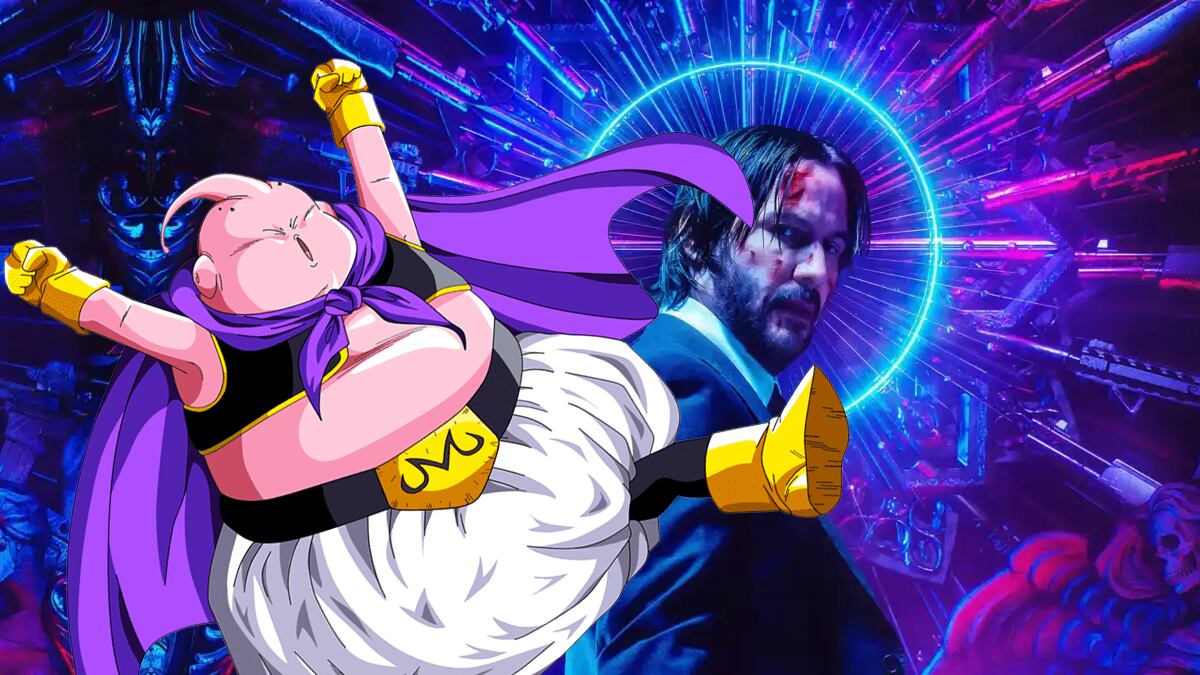 Majin Boo se posesiona de John Wick en una extraña pieza de fan que rinde tributo a Dragon Ball Z.