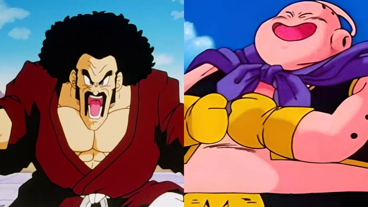 Majin Buu y Mr Satán