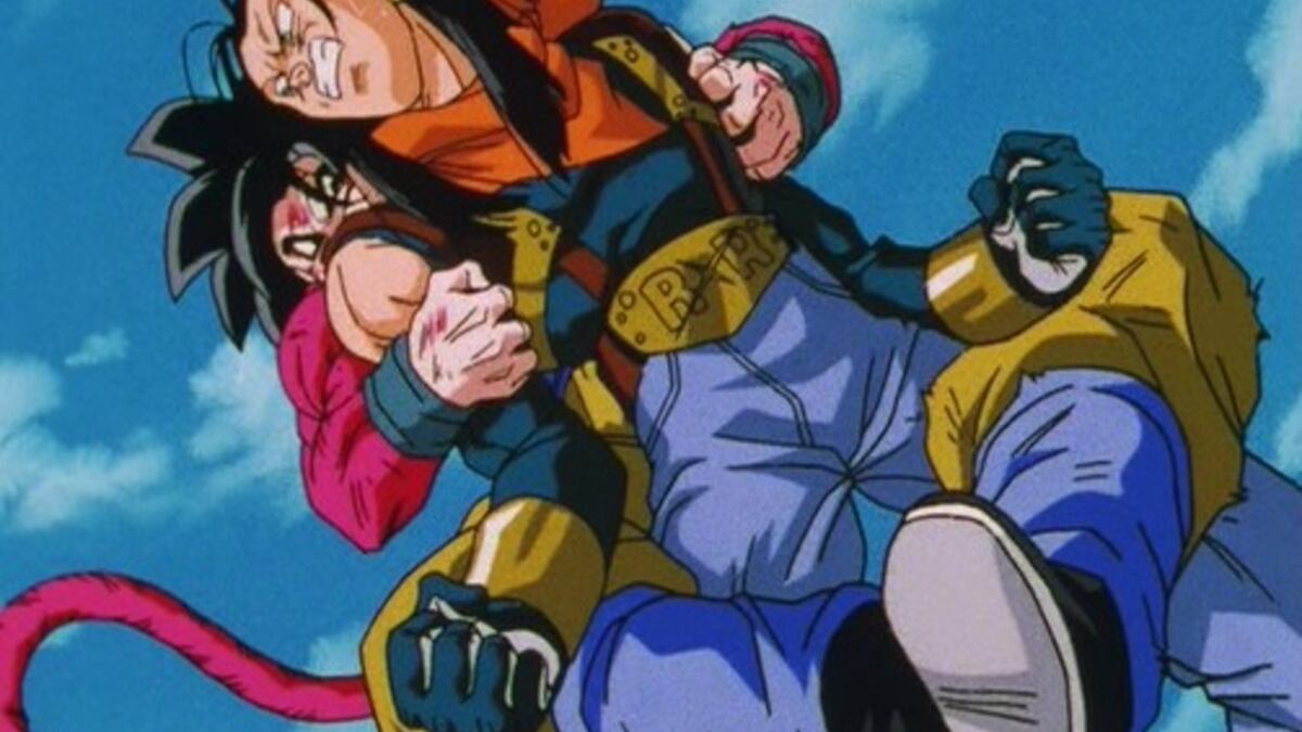 Super 17 vs Goku SSJ4 Dragon Ball GT